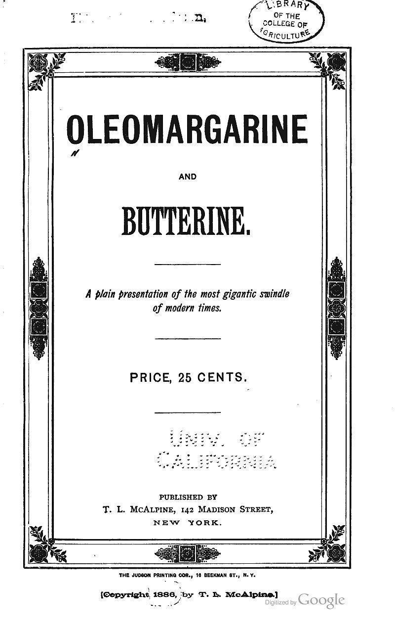 01 OleomargarineandButterine