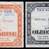 Margarine Tax Stamps