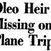 Johnny Jelke's Plane Lost