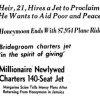 Typical Headlines of Michael J. Brody Jr.'s Honeymoon Return