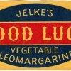 Jelke Good Luck Margarine Label